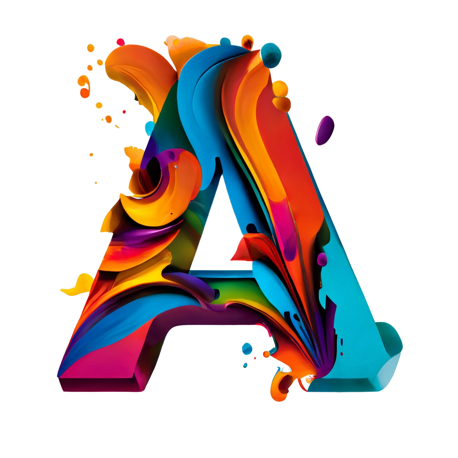 Apurv Nagpal's colorful A logo